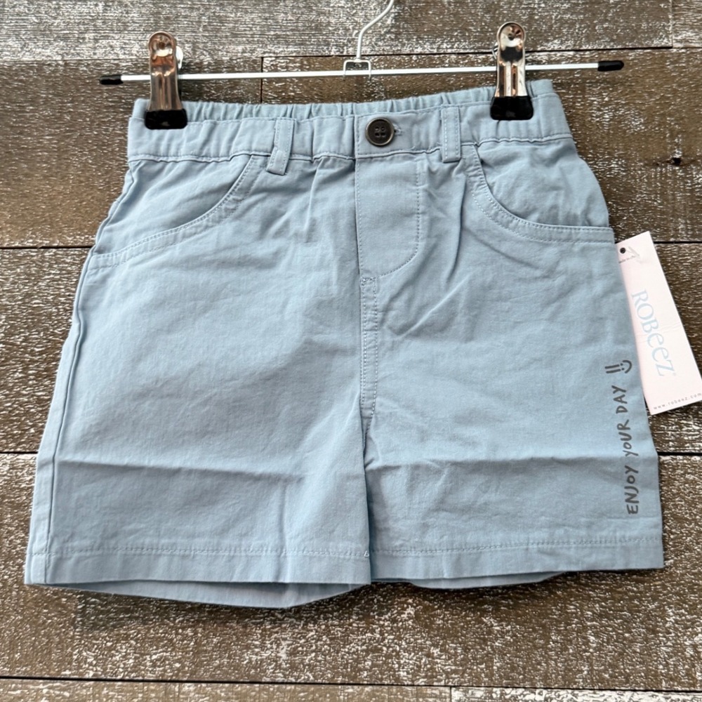Robeez Boy's Shorts Kids 12-18 Months Blue